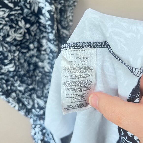 Columbia‎ Womens Blue & White Floral Print Sleeveless Casual Dress Size Small - Picture 2 of 5